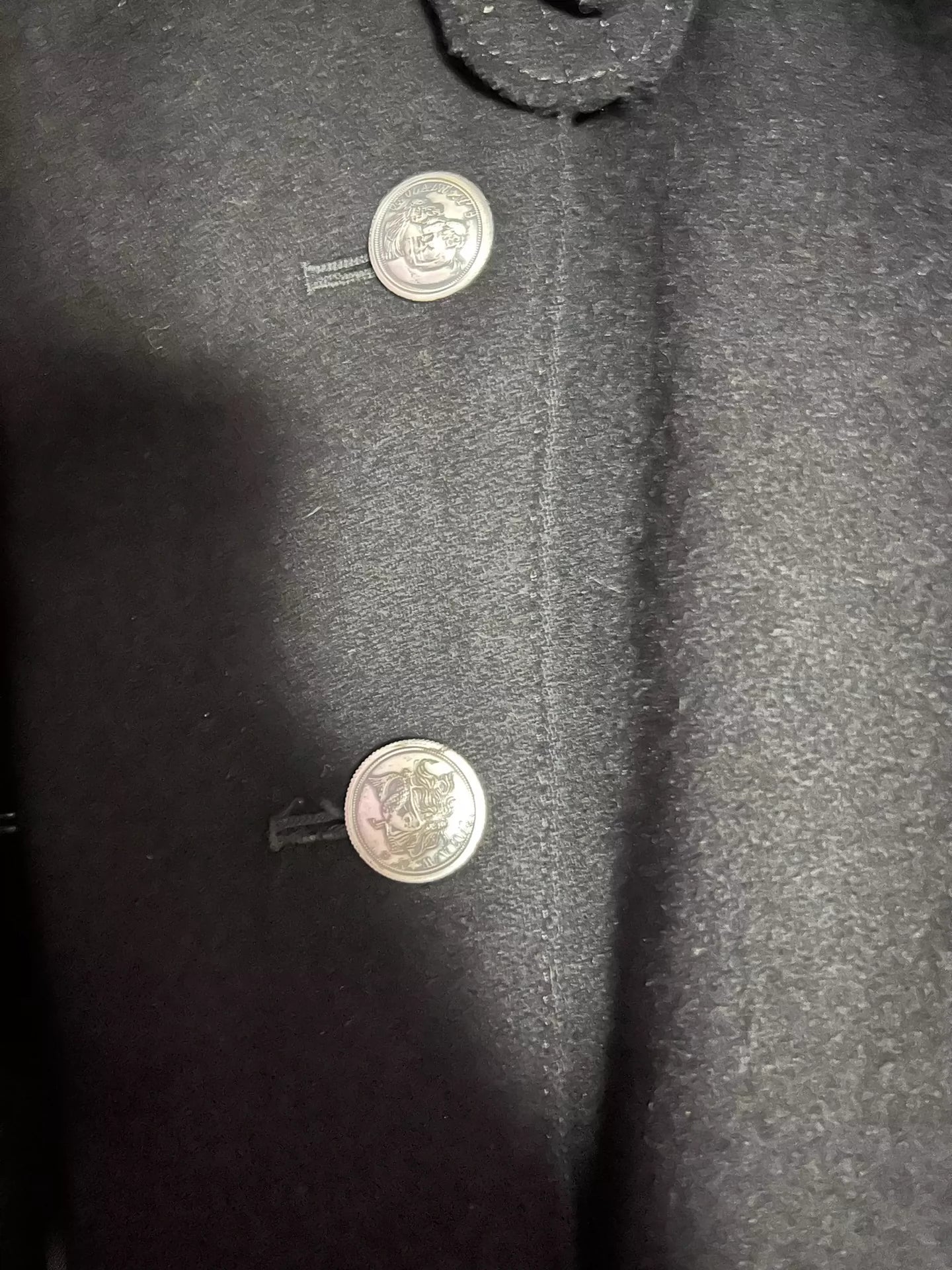 Yohji Yamamoto Silver Button Coat