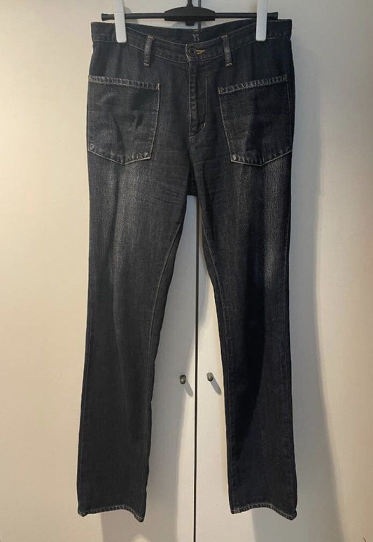 Yohji Yamamoto Black Wash Jeans - DMC