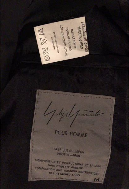 Yohji Yamamoto Pour Homme Aw97 Leather - DMC