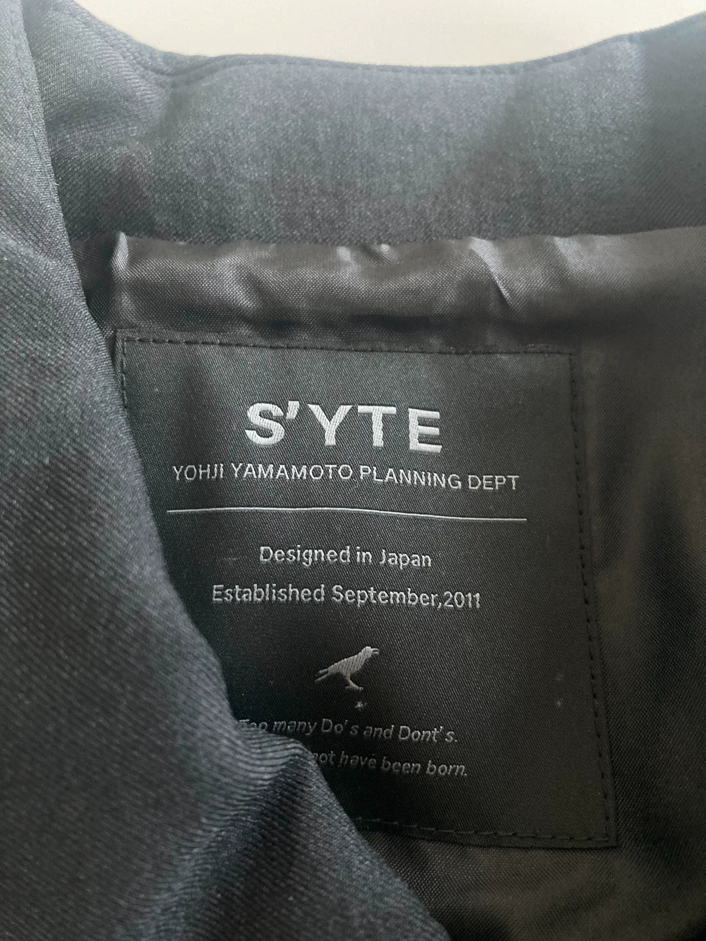 Yohji Yamamoto motorcycle jacket