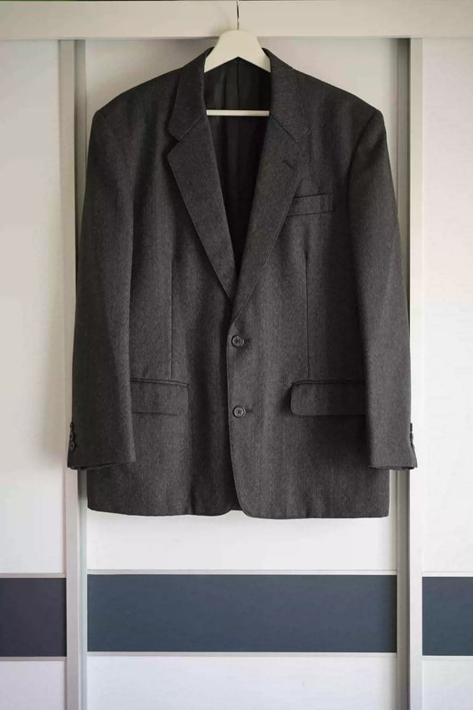Yohji Yamamoto 94ss English Wool Grey Blazer