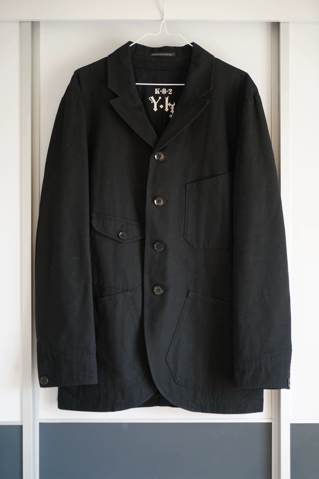 Yohji Yamamoto 09aw Multi Pocket Double sided Suit jacket