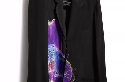 Yohjiyamamoto2019Ss HandPainted Silk Jacket - DMC