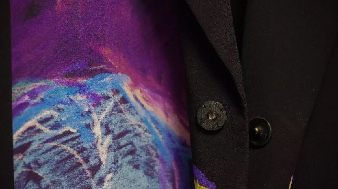 Yohjiyamamoto2019Ss HandPainted Silk Jacket - DMC