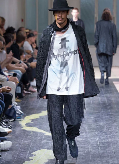 Yohji Yuka Portrait Long Sleeve TShirt - DMC