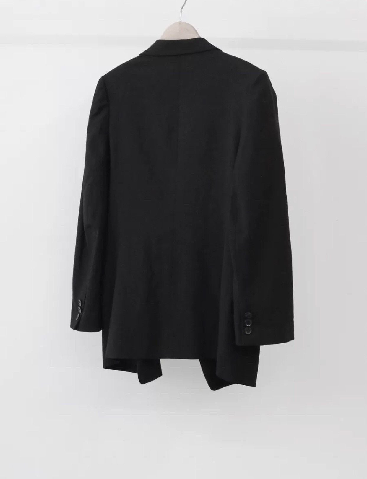 Yohji Yamamoto 2007Aw Leather Wool Gabardine - DMC