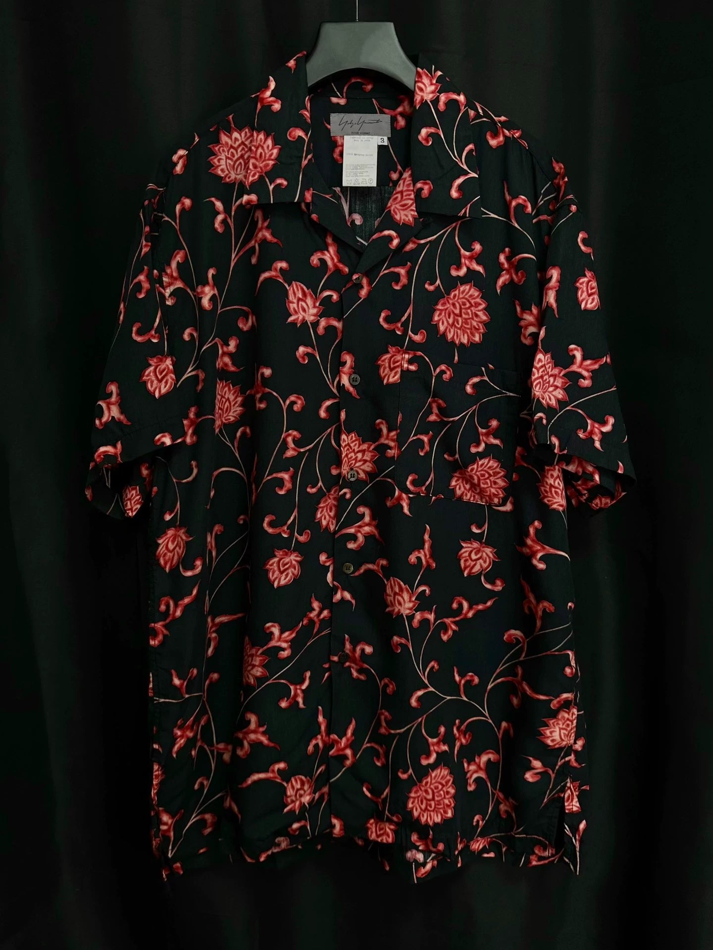 Yohji Yamamoto 01ss Kyoto dyed floral shirt