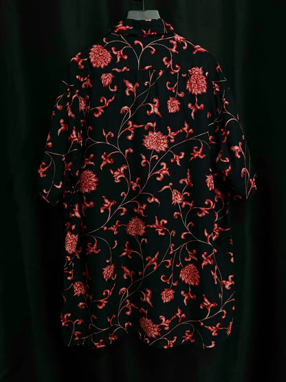 Yohji Yamamoto 01ss Kyoto dyed floral shirt