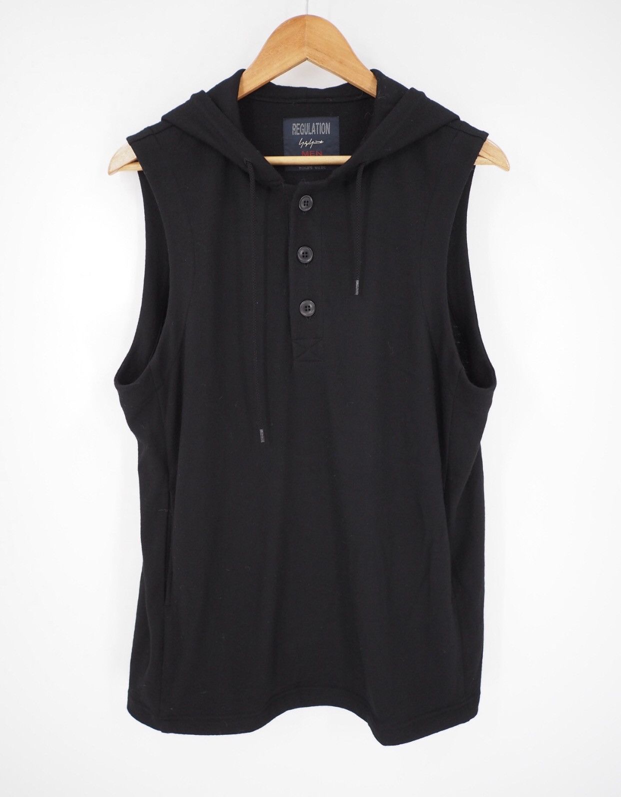 Yohji Yamamoto Black Woollen Sleeveless Vest - DMC