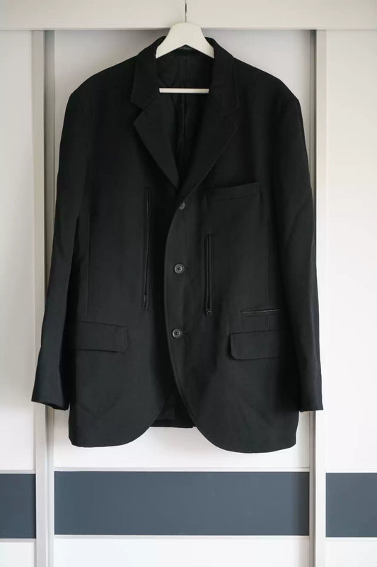 Yohji Yamamoto 19aw Multi-pocket Zipper Blazer