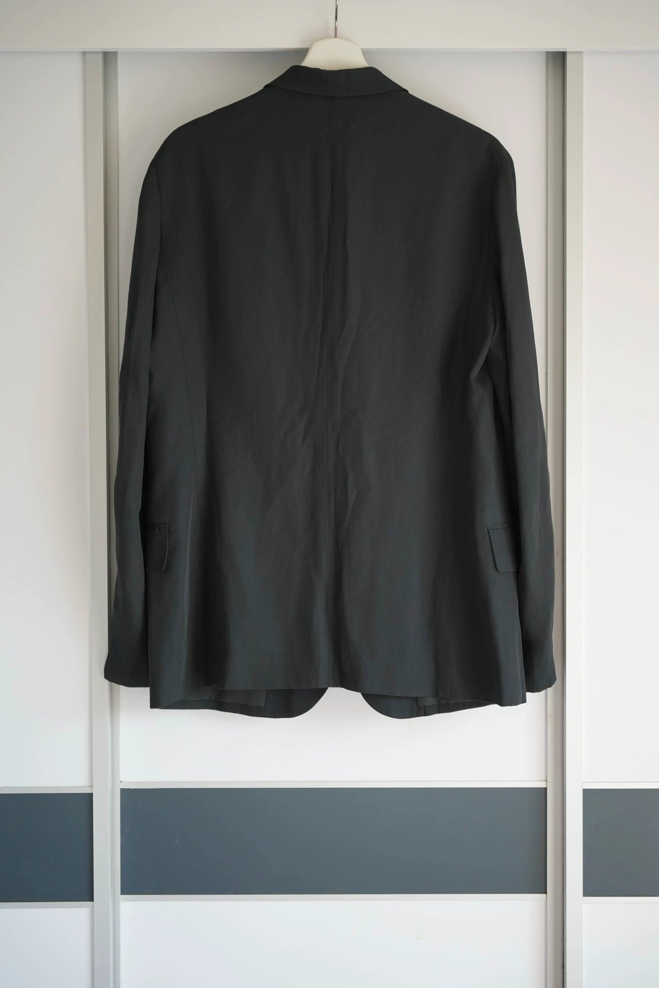 Yohji Yamamoto 99ss curved zipper suit jacket