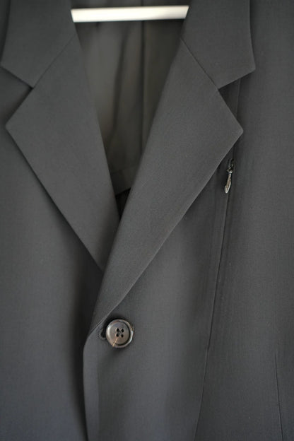 Yohji Yamamoto 99ss curved zipper suit jacket