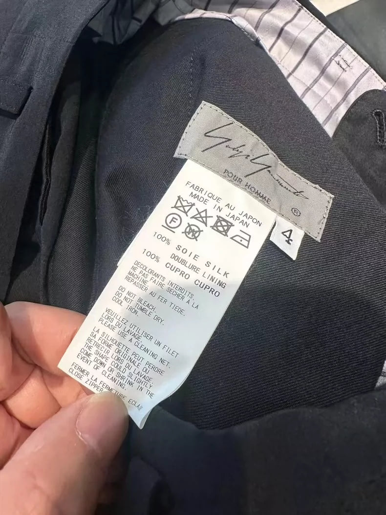 YOHJI YAMAMOTO casual pants thin style-zp