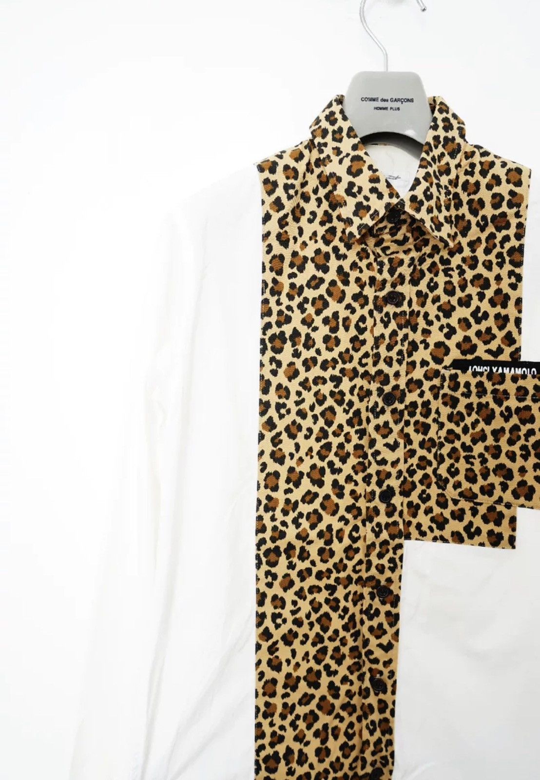 Yohji Yamamoto Leopard Print Collared Shirt - DMC