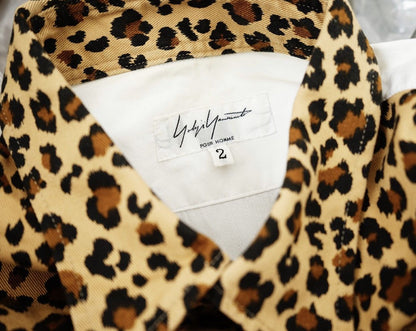 Yohji Yamamoto Leopard Print Collared Shirt - DMC