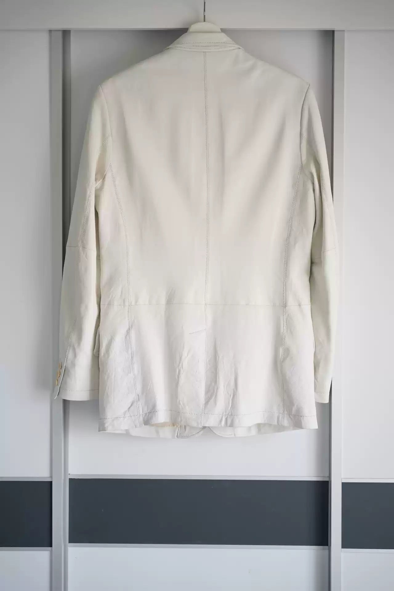 Yohji Yamamoto 10ss Bankruptcy Sheepskin Leather Jacket