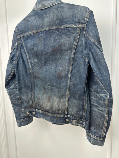 Yohji Yamamoto Ys for man mud washed denim jacket - DMC