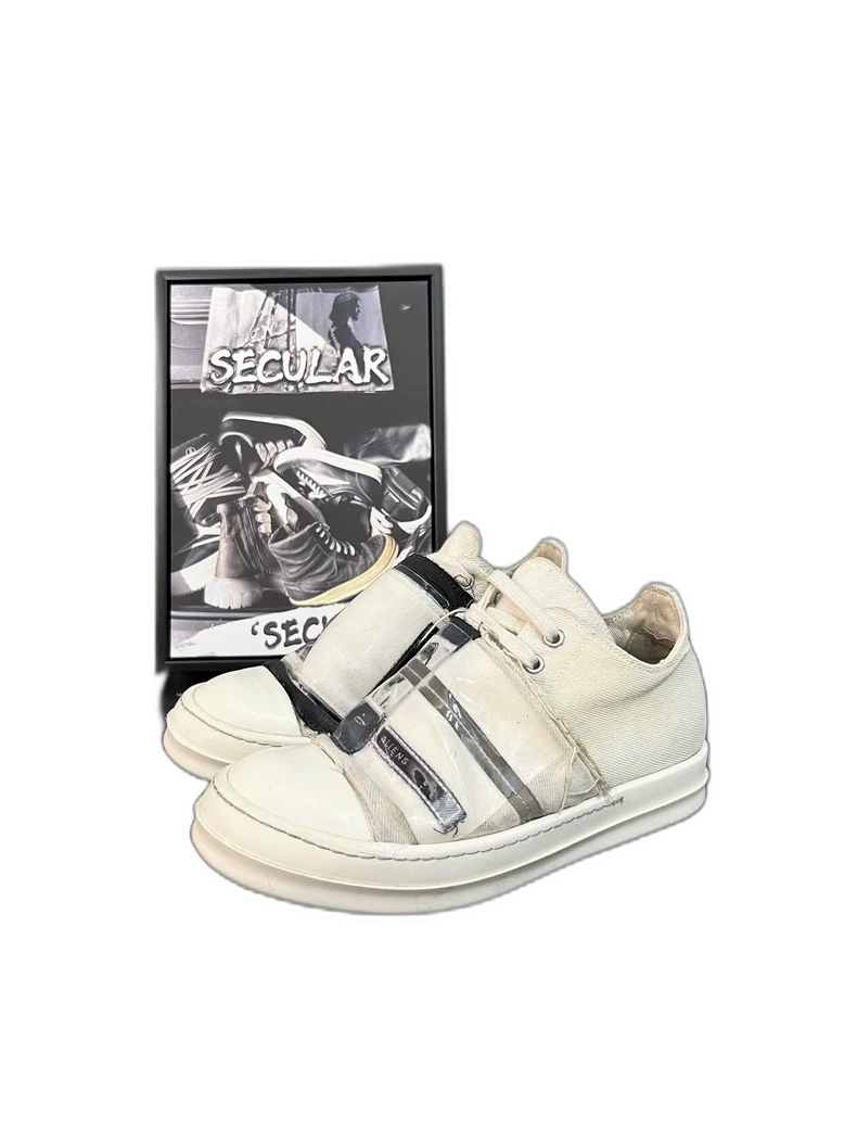 Rick Owens Low Top Canvas Sneakers-yf