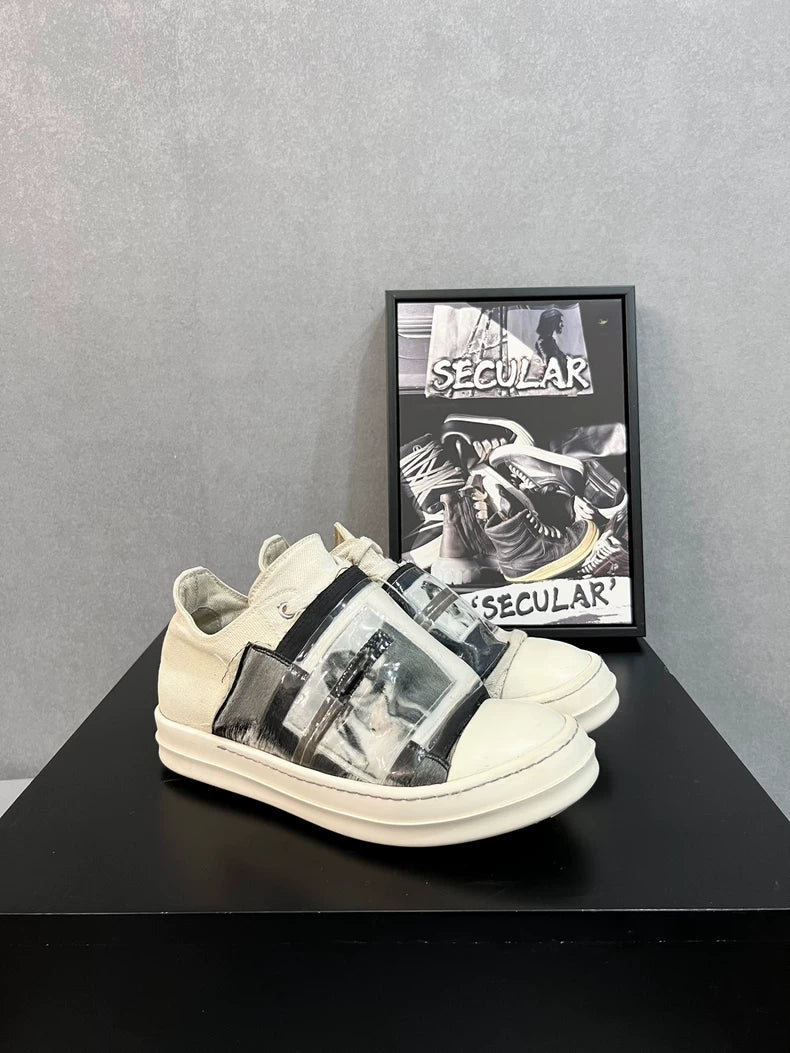 Rick Owens Low Top Canvas Sneakers-yf