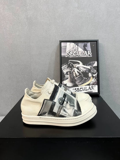 Rick Owens Low Top Canvas Sneakers-yf