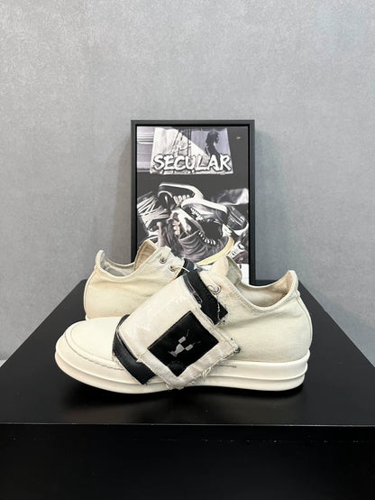 Rick Owens Low Top Canvas Sneakers-yf
