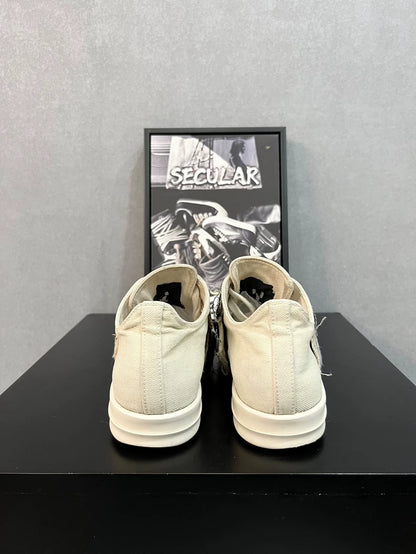 Rick Owens Low Top Canvas Sneakers-yf