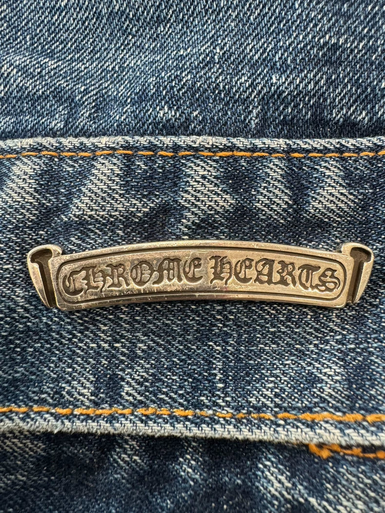 Chrome Hearts x Levi's Black Denim Jacket-yf