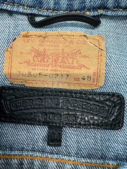 Chrome Hearts x Levi's Black Denim Jacket-yf