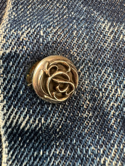 Chrome Hearts x Levi's Black Denim Jacket-yf