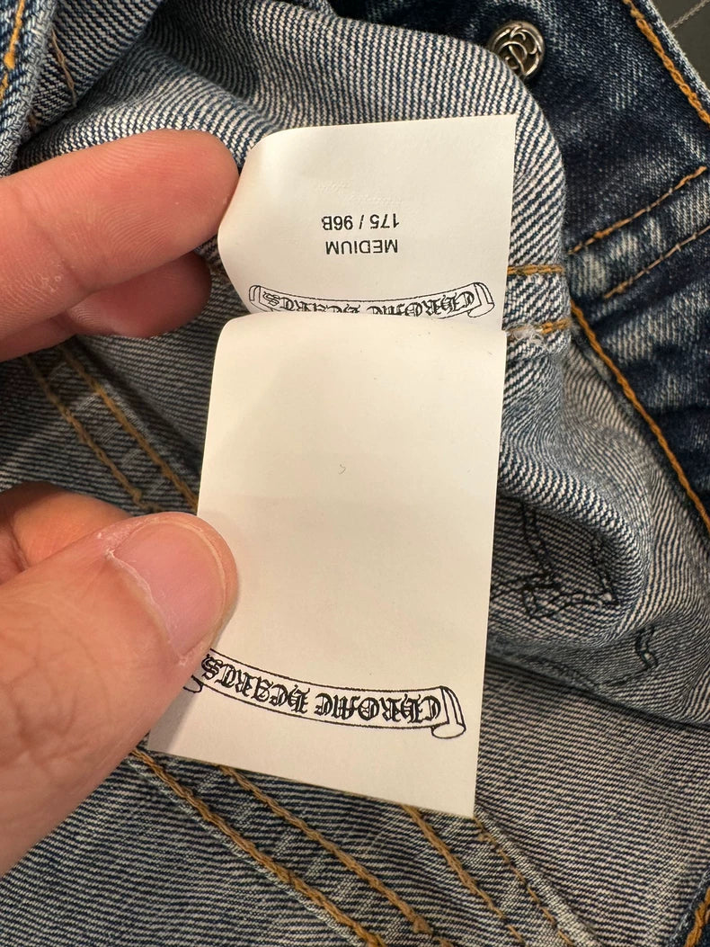 Chrome Hearts x Levi's Black Denim Jacket-yf