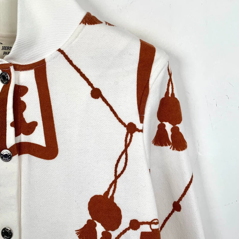 Hermes Lantern Print Cotton Jacket