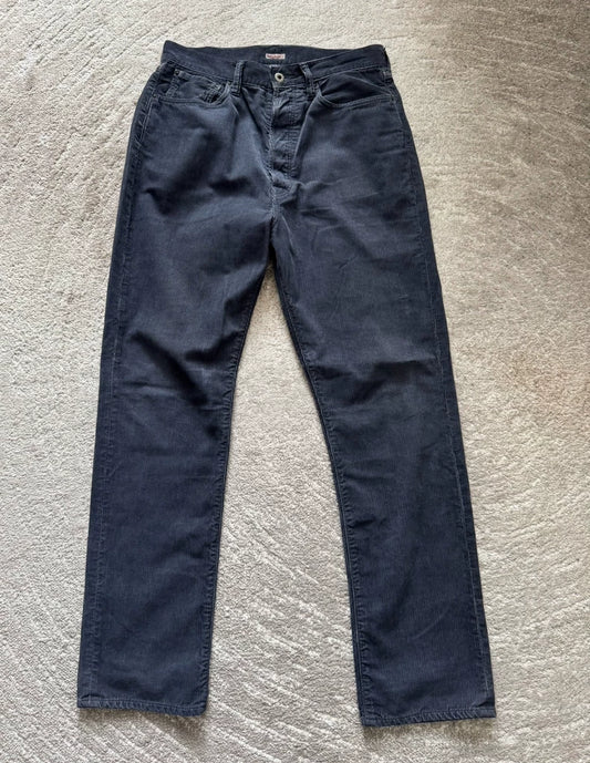Kapital Corduroy Pants in Vintage Blue