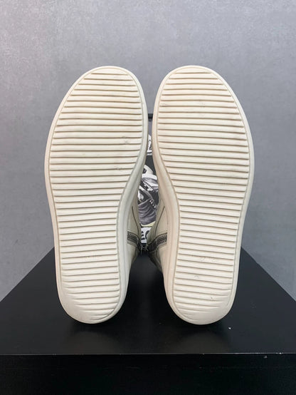 Rick Owens Geobasket Sneakers in Milk Color-yf