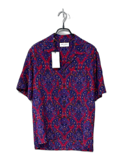 Silk Short Sleeve Shirt by Saint Laurent Paris