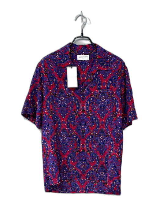 Silk Short Sleeve Shirt by Saint Laurent Paris