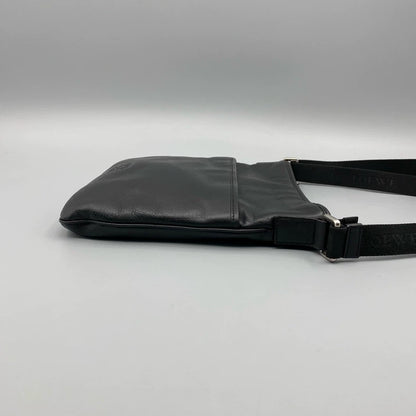 Loewe Black Leather Shoulder Bag