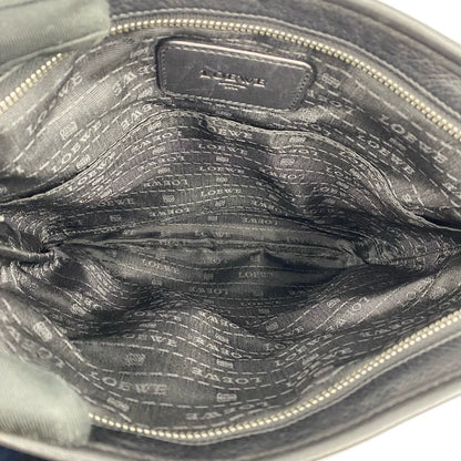 Loewe Black Leather Shoulder Bag