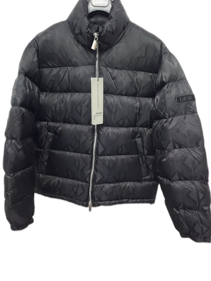 Classic Dior Diamond Pattern Puffer Jacket