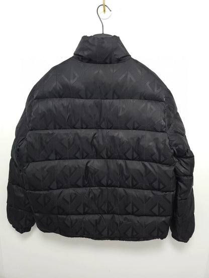 Classic Dior Diamond Pattern Puffer Jacket