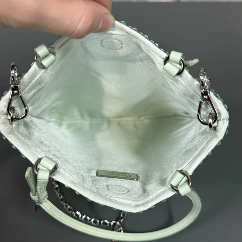 Prada Full Diamond Tote Bag