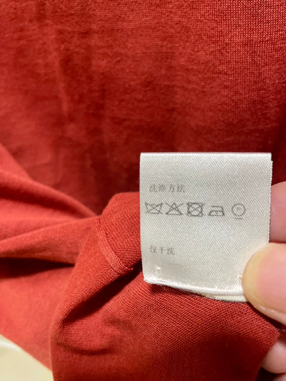 Hermes Red Knit Polo Shirt