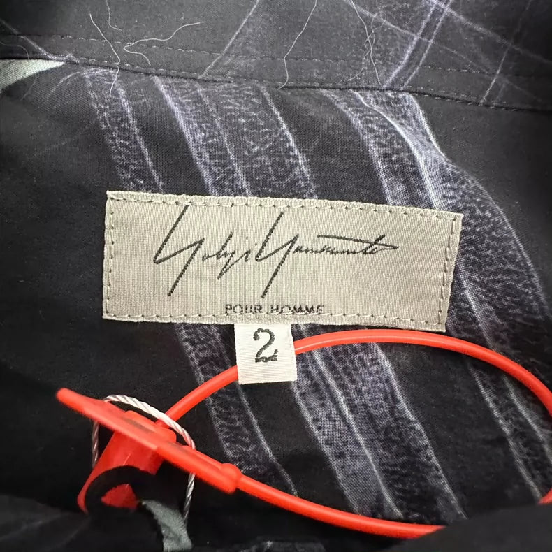 Yohji Yamamoto Long Shirt in Black Design