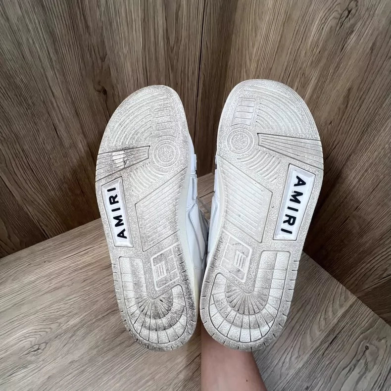 Amiri White High-Top Sneakers Size 44