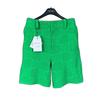 Bottega Veneta Green Embroidered Shorts