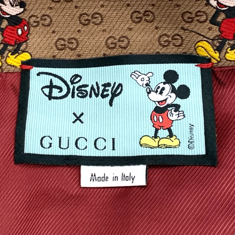 Gucci Disney Brown Mickey Mouse A-Line Skirt