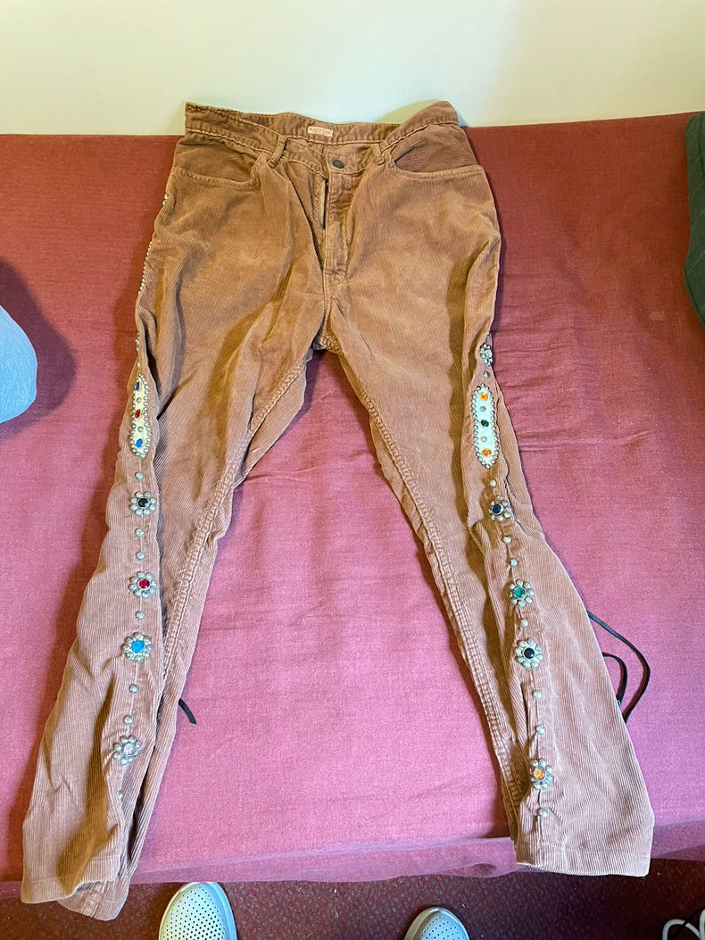 kapital corduroy gemstone pants
