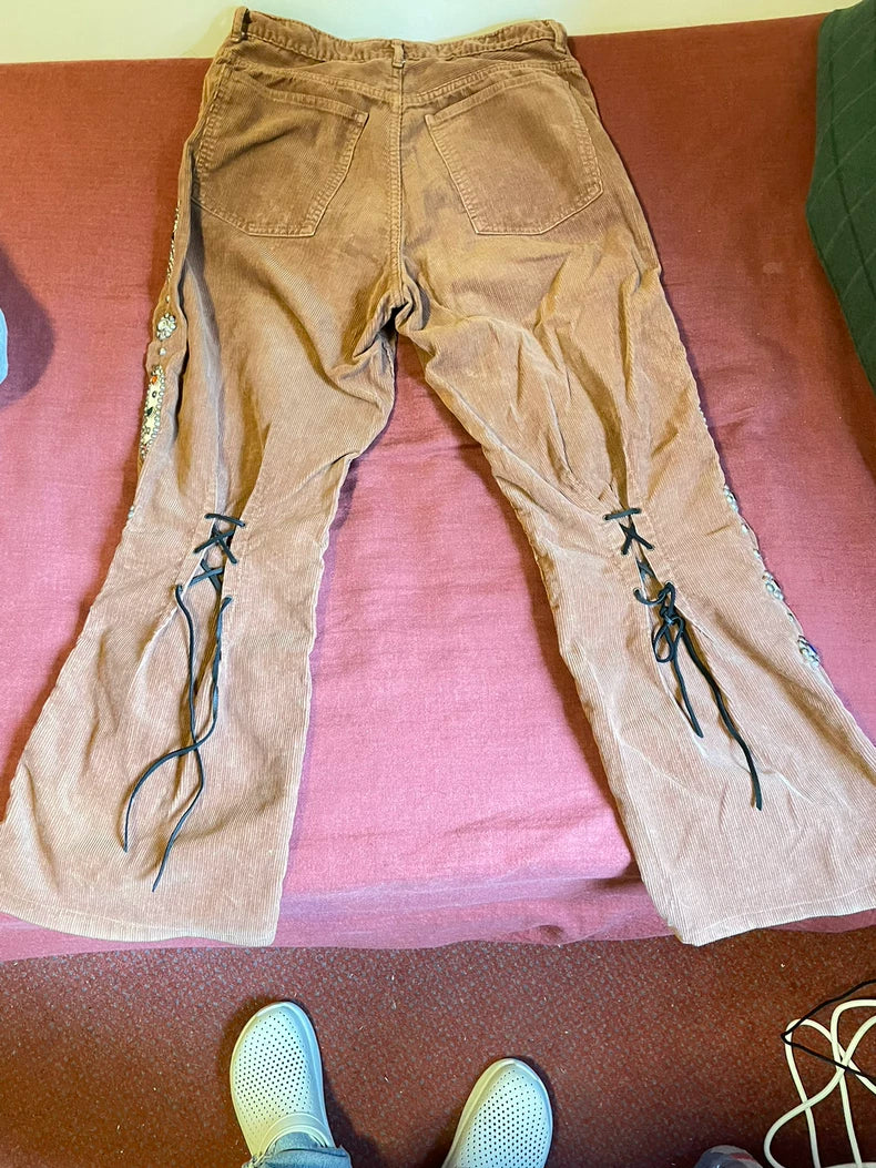 kapital corduroy gemstone pants