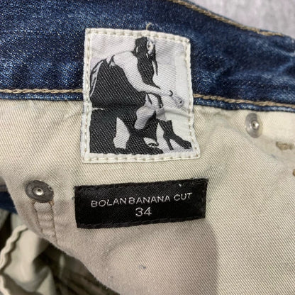 Rick Owens Distressed Washed Denim Jeans