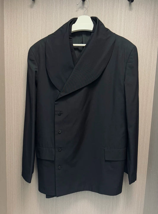 Yohji Yamamoto Double Scarf Collar Suit