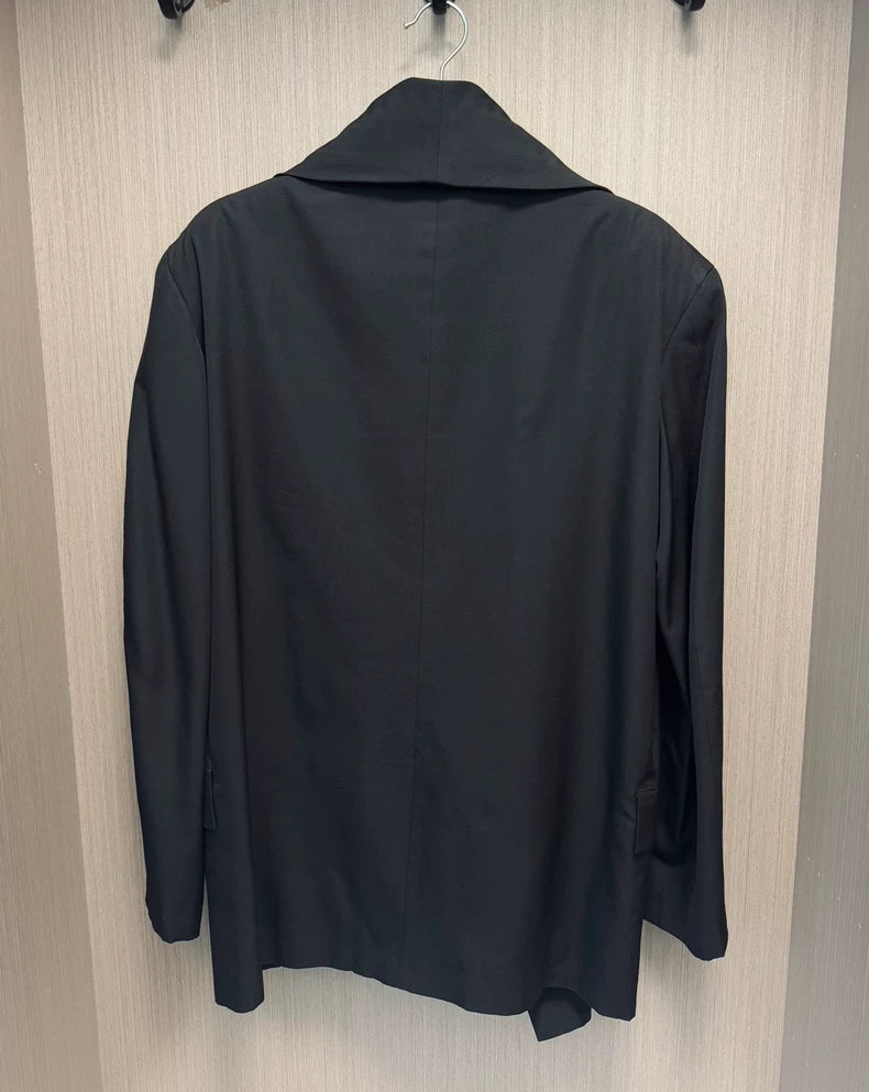 Yohji Yamamoto Double Scarf Collar Suit